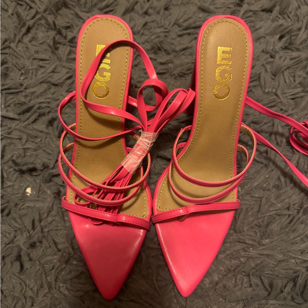 Barbie pink heels